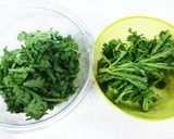お鍋だけじゃもったいない☆春菊のサラダ♪作り方1写真