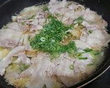 豚バラ鍋★ねぎ塩でとろ～り、じゅわ★作り方3写真