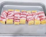 食べ応え有り♪栃尾の油揚げの肉巻き☆作り方3写真