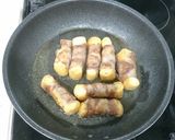 食べ応え有り♪栃尾の油揚げの肉巻き☆作り方5写真