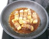 食べ応え有り♪栃尾の油揚げの肉巻き☆作り方6写真