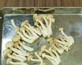 カフェ風。香ばしキノコのチーズデミチキン作り方2写真