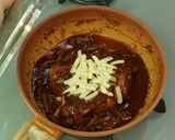 カフェ風。香ばしキノコのチーズデミチキン作り方8写真