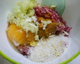 簡単！和風☆みそハンバーグ作り方1写真