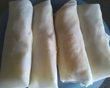 サクッパリッ♪納豆inライス春巻き作り方4写真