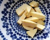 豆腐・さつま芋のお味噌汁♪作り方1写真