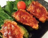 ピーマンの肉詰め☆ソースも挽肉も絶品♡作り方9写真