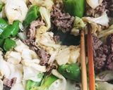 キャベツと牛肉のオイスターソース炒め作り方6写真
