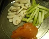 スモークサーモンのお気楽クリームパスタ作り方1写真
