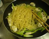 スモークサーモンのお気楽クリームパスタ作り方3写真
