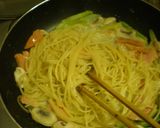 スモークサーモンのお気楽クリームパスタ作り方4写真