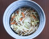 レンジで簡単！ビビンバ風炊き込みごはん作り方4写真