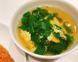 ノビル（ニラ）炒飯とクレソンの和風スープ作り方6写真