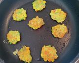離乳食後期ミックスベジタブルお好み焼き作り方5写真