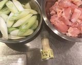 簡単10分で鶏肉とネギのレモン塩炒め作り方1写真