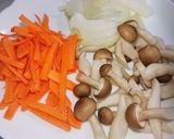 野菜と鮭のからしマヨネーズホイル焼き作り方1写真
