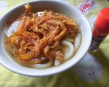 ひらひら人参のかき揚げ・うどん♪作り方5写真