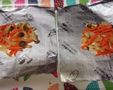 野菜と鮭のからしマヨネーズホイル焼き作り方6写真