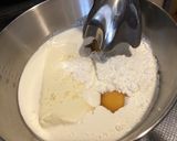 材料５つ＊簡単バスク風チーズケーキ♡作り方2写真