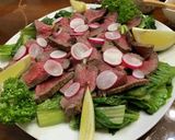 牛のたたき　爽やかな辛味のソースで作り方8写真