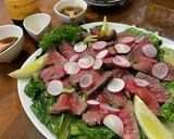 牛のたたき　爽やかな辛味のソースで作り方9写真