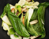 青梗菜のオイスターソース炒め作り方3写真