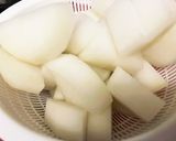 大根と豚肉のりんご煮作り方2写真