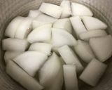 大根と豚肉のりんご煮作り方3写真