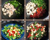 鶏むね肉とカシューナッツのカラフル炒め♪作り方3写真