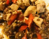 XO醤ベース麻婆豆腐の麻婆丼作り方3写真
