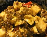 XO醤ベース麻婆豆腐の麻婆丼作り方4写真
