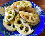 シャキシャキ♪のり塩レンコン作り方4写真
