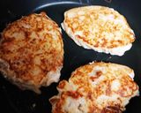 ふわふわヘルシー☆豆腐鮭ハンバ−グ作り方3写真