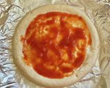 ごま油でしらすと大葉のピザ・冷凍生地で作り方1写真