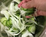 ハムときゅうりのマカロニサラダ作り方1写真