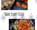 キャベツとサツマイモの温野菜×柿のサラダ作り方11写真
