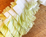 【減塩】白菜のおかか甜麺醤マヨ炒め作り方1写真