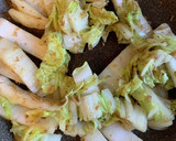 【減塩】白菜のおかか甜麺醤マヨ炒め作り方4写真