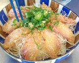 白身魚のごままぶし丼作り方3写真