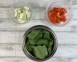 【椎茸粉使用】牛肉とチンゲンサイの炒め物作り方2写真