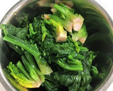 ほうれん草と鶏唐揚げのぽん酢サラダ作り方2写真