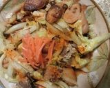 サバの水煮缶と魚肉ソーセージで野菜炒め。作り方7写真