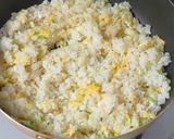 香菜の炒飯☆醤油オイスターソース五香粉で作り方6写真