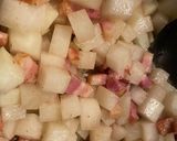 大根消費に！大根とベーコンのスープ作り方2写真