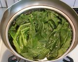 ほうれん草の巣ごもりチーズ焼き♪作り方1写真