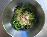 ほうれん草の巣ごもりチーズ焼き♪作り方3写真