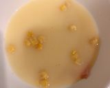 熱湯を注ぐだけ、ベーコンコーンスープご飯作り方1写真
