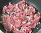 美味にんにくの芽と豚肉の醤油・五香粉炒め作り方5写真