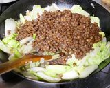 ヴィーガン☆レンズ豆と白菜の中華風炒め煮作り方6写真