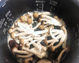 椎茸としめじの鯛あら炊き込みご飯作り方6写真